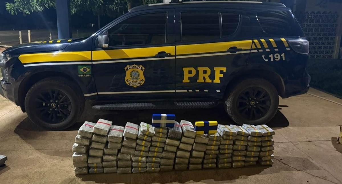 PRF apreende mais de 100 kg de drogas em Porto Velho