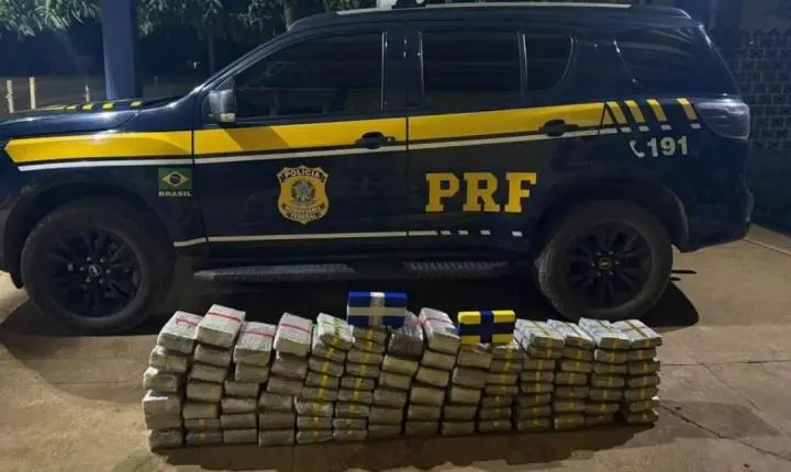 PRF apreende mais de 100 kg de drogas em Porto Velho